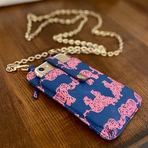 Lilly Pulitzer crossbody ID/Phone purse